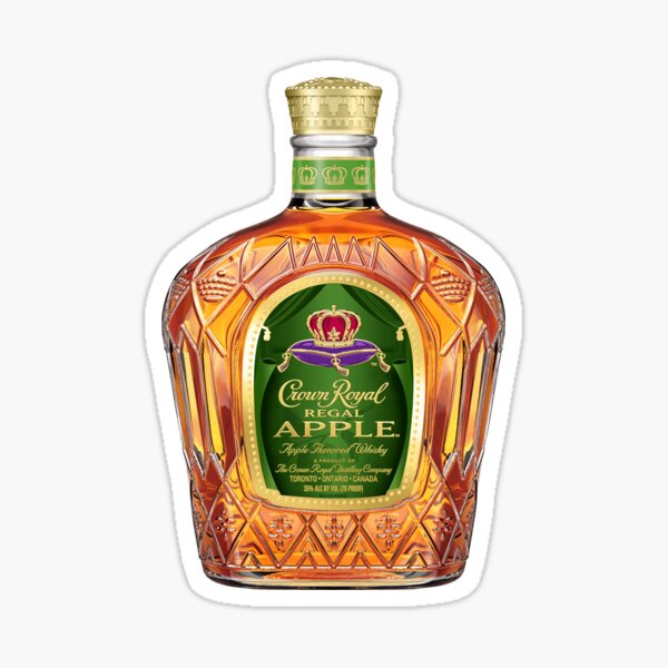 Aperçu de l'œuvre Bouteille Crown Royal Apple créée et vendue par TylerFaul23.
