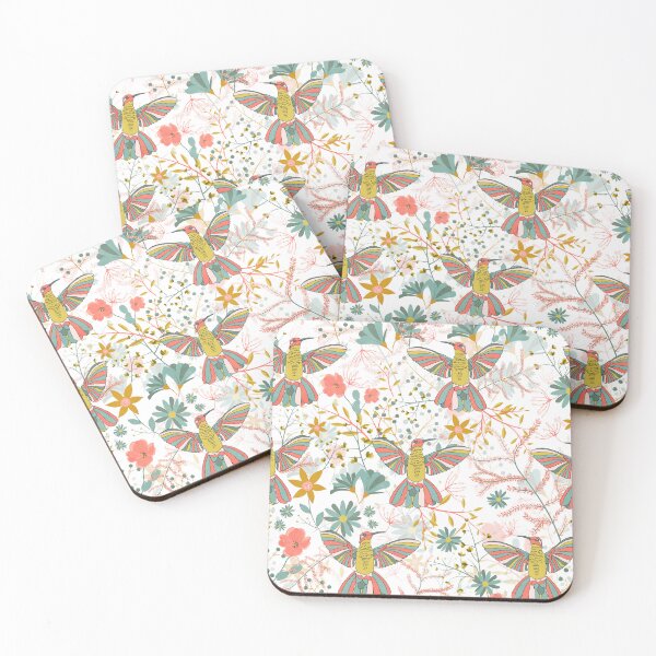 Item preview, Garden of hummingbirds designed and sold by cesartorresart.