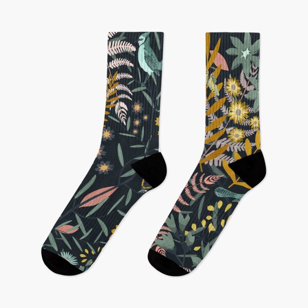 Item preview, Garden of birds and butterflies dark designed and sold by cesartorresart.