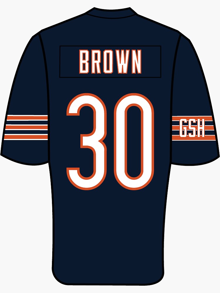 Mike Brown Jersey' Sticker for Sale by bsweat