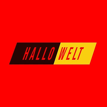 Artwork thumbnail, Hallo Welt-Hello World-Python Code by FridPix
