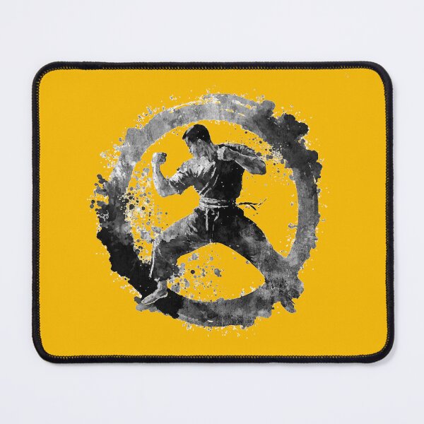 Item preview,  Martial arts fighter inside a stylized grunged circle designed and sold by Jarmo Piironen.