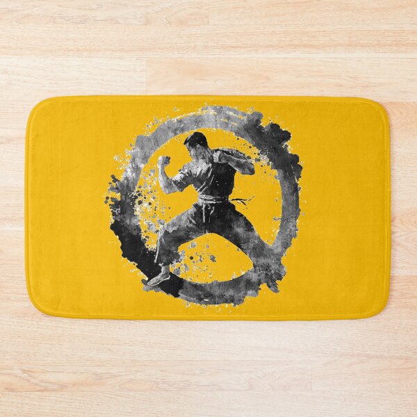 Item preview,  Martial arts fighter inside a stylized grunged circle designed and sold by Jarmo Piironen.