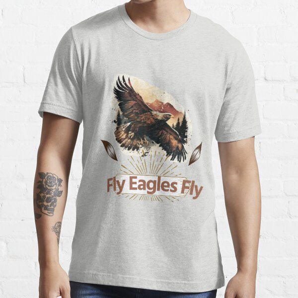 Eagles Fly Vintage Eagles Flying Bird Inspirational T-Shirt