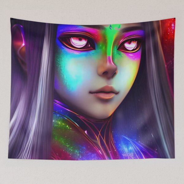 Item preview, Adorable anime girl from the future - space designed and sold by Dalive.