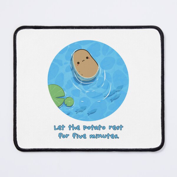 I'm so cute potato mouse pad