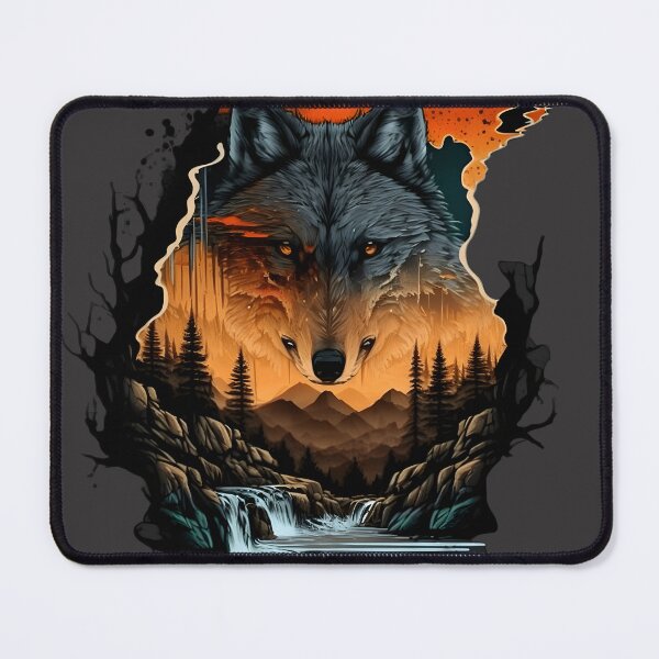 Item preview, The wild wolf designed and sold by R&B Art and design.