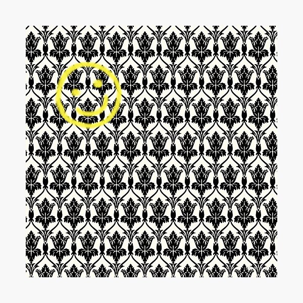 c Sherlock Holmes Damask Wallpaper Pattern Photographic Print For Sale By Happycheek Redbubble