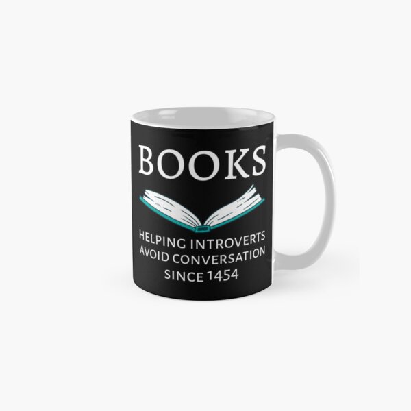 Item preview, Books Helping Introverts Avoid Conversation Since 1454 I designed and sold by Lemon Pepper.