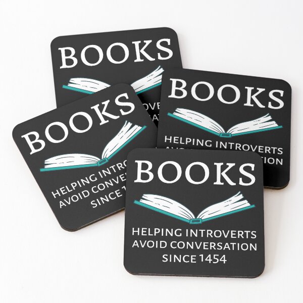 Item preview, Books Helping Introverts Avoid Conversation Since 1454 I designed and sold by Lemon Pepper.