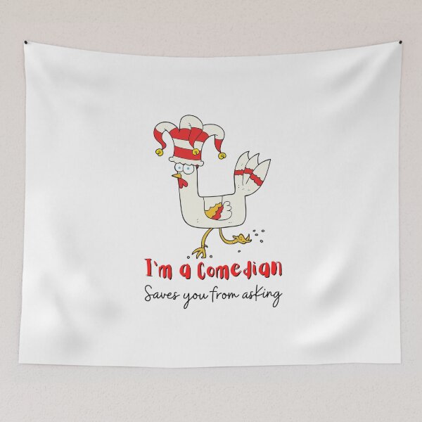 Item preview, I'm A Comedian Saves You From Asking, for a comedian, for a comedy club, for a funny person. designed and sold by Wentoo.