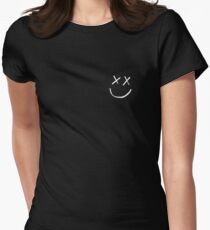 louis tomlinson smiley face tattoo Women's Fitted T-Shirt