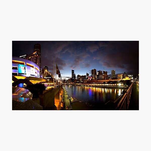 Item preview, Melbourne skyline at night designed and sold by AndrewB.
