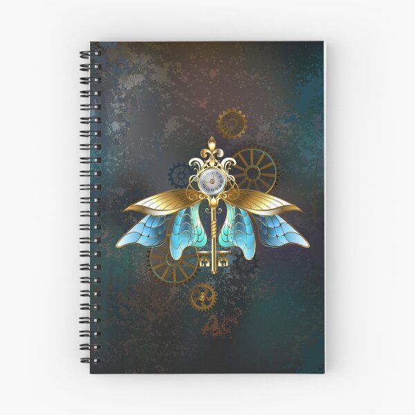 Item preview, Steampunk Key with Blue Wings designed and sold by Blackmoon9.