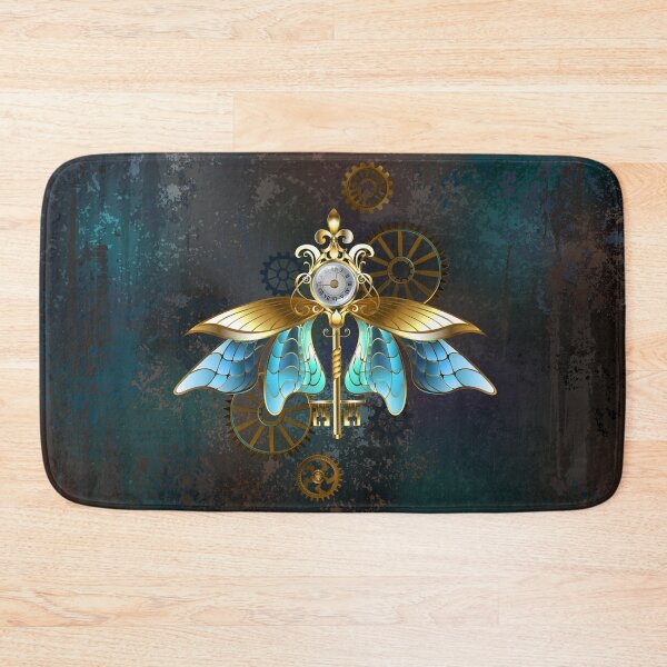 Item preview, Steampunk Key with Blue Wings designed and sold by Blackmoon9.