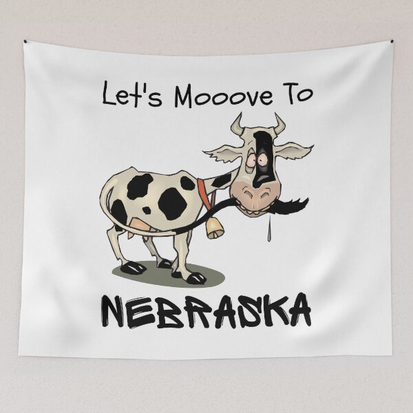 Item preview, Lets Mooove To Nebraska designed and sold by FXR-Designs.