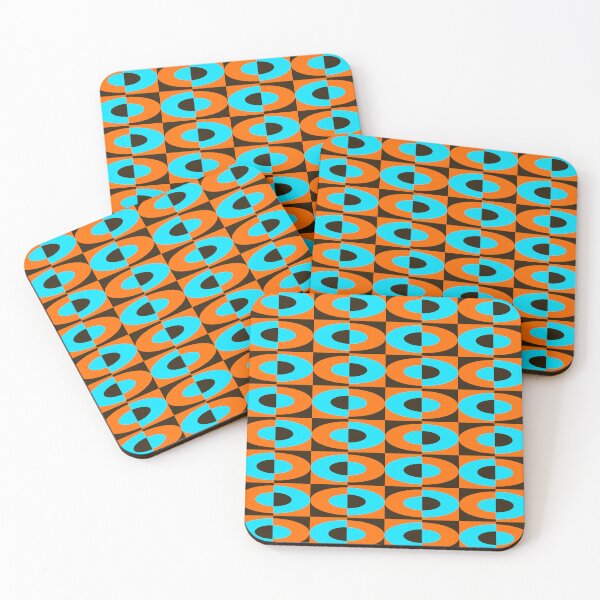 Item preview, retro seventies style pattern designed and sold by pauloneill-art.