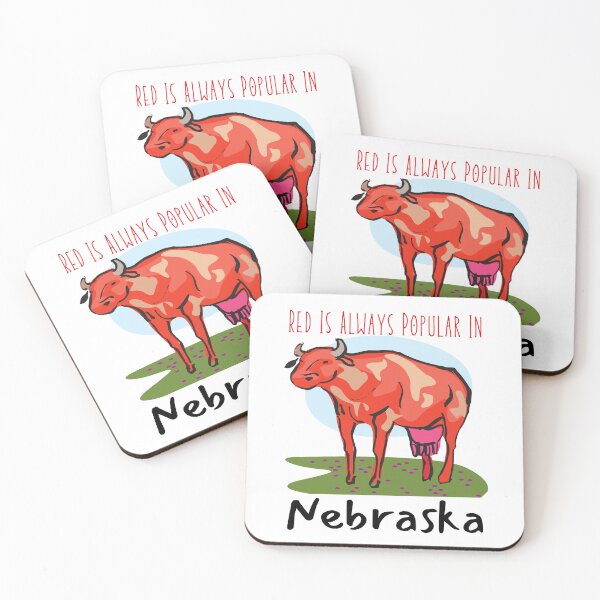 Item preview, Red Is Always Popular In Nebraska designed and sold by FXR-Designs.