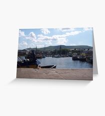 Girvan Harbour Greeting Card