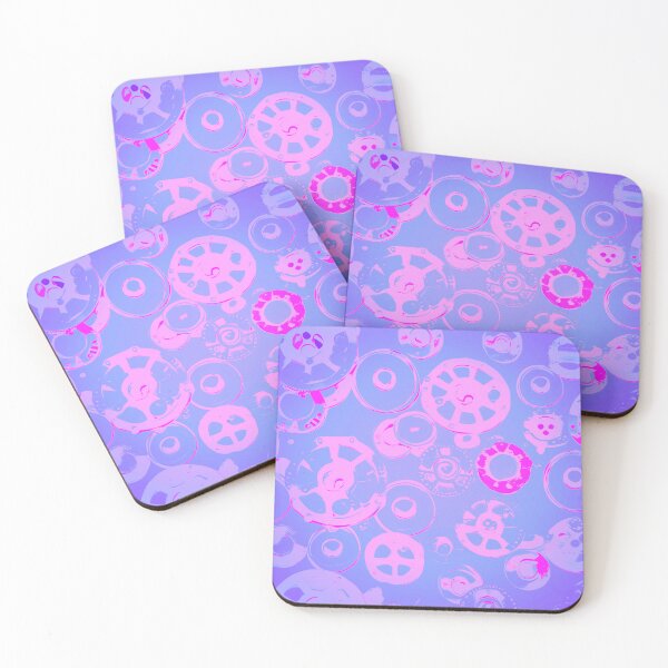 Item preview, Abstract Buttons and Wheels - Lavender designed and sold by asurtiumgreen.