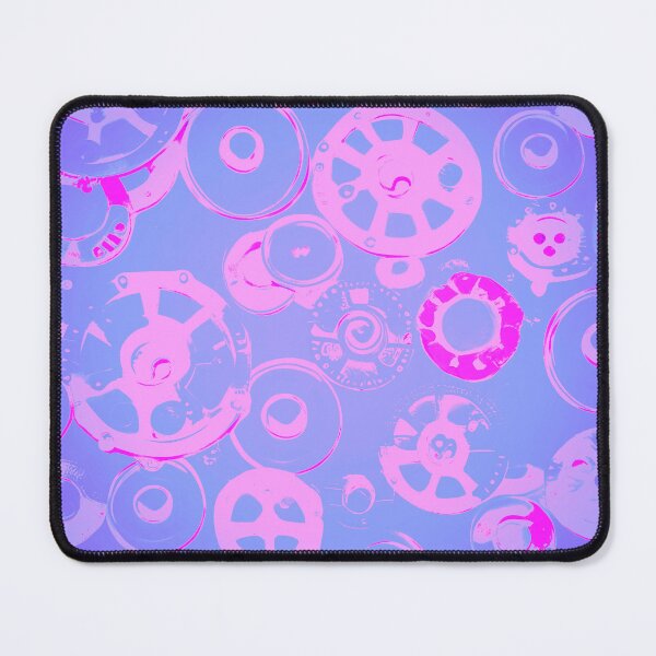 Item preview, Abstract Buttons and Wheels - Lavender designed and sold by asurtiumgreen.