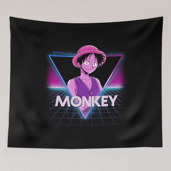 Item preview, Monkey Retro Triangle One Piece   - Tshirt designed and sold by HoshiJuku.