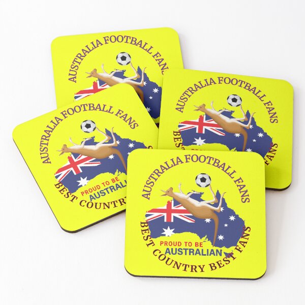 Item preview, AUSTRALIA FOOTBALL FANS COLORFUL UNIQUE designed and sold by al21ex.