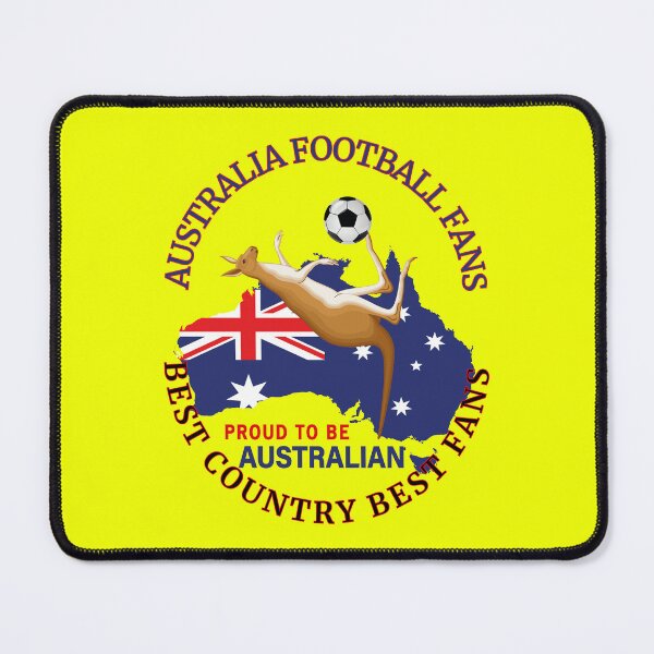 Item preview, AUSTRALIA FOOTBALL FANS COLORFUL UNIQUE designed and sold by al21ex.