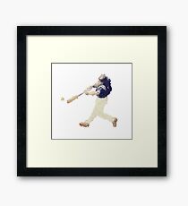 Art Baseball Player Framed Print