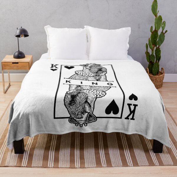 Item preview, Kerry Blue Terrier King Of Hearts Funny Dog Lover Pop Art designed and sold by GrandeDuc.