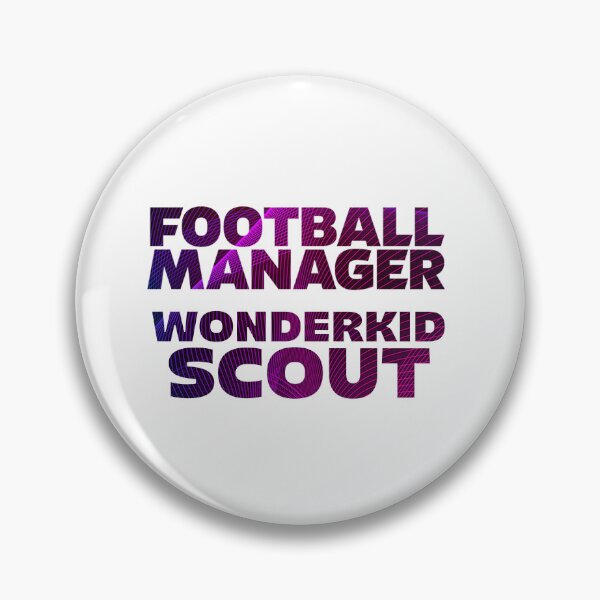 Item preview, Football Manager Wonderkid Scout Geo Purple designed and sold by VRedBaller.