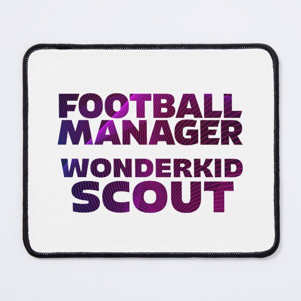 Item preview, Football Manager Wonderkid Scout Geo Purple designed and sold by VRedBaller.