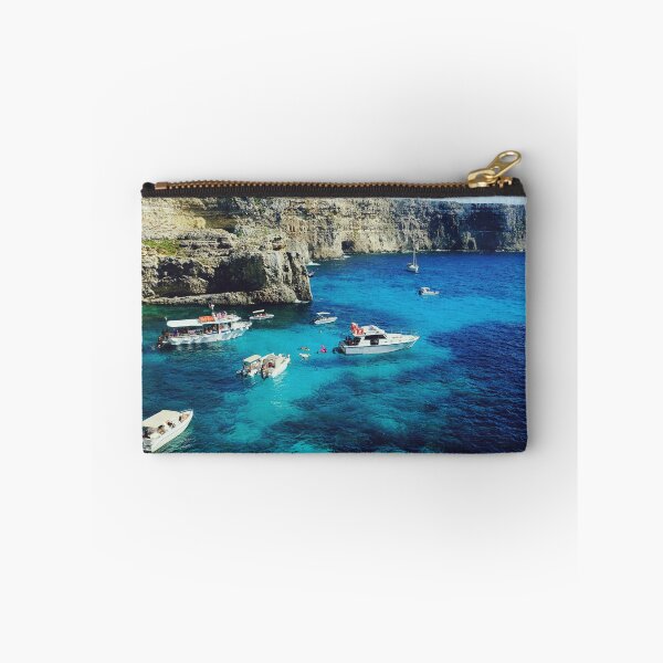 Item preview, Comino Malta Mediterranean Island Landscape with Blue Water designed and sold by CarolinaReina.