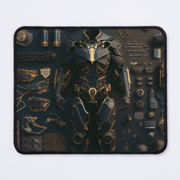 Aperçu de l'œuvre Mechanical superhero costume parts créée et vendue par Adwik.