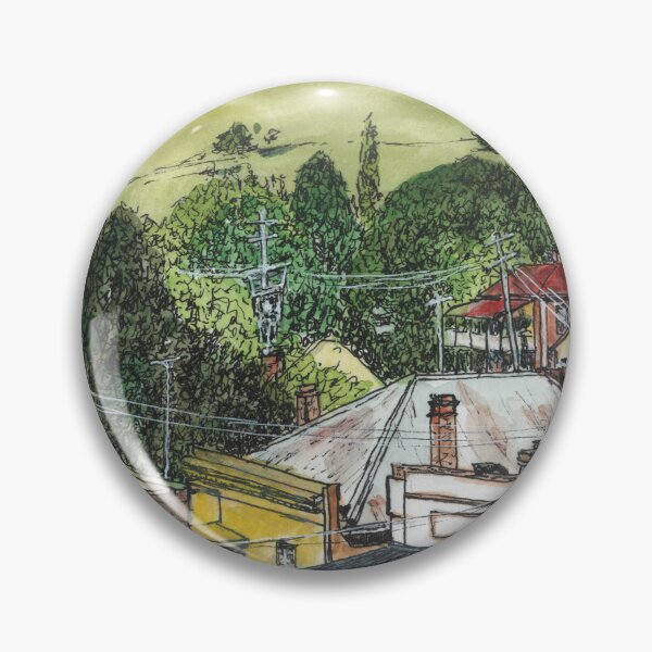 Item preview, Carcoar - over the rooftops, NSW, Australia designed and sold by Anne Huth.