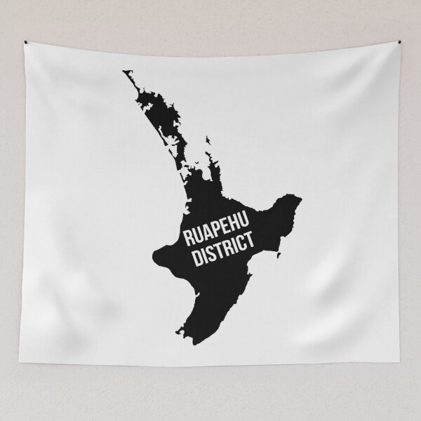 Item preview, Ruapehu District, New Zealand Silhouette designed and sold by CartoCreative.