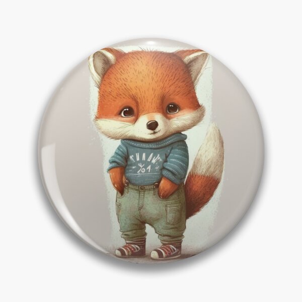 Item preview, Cute fox designed and sold by ShopLeilaArt.