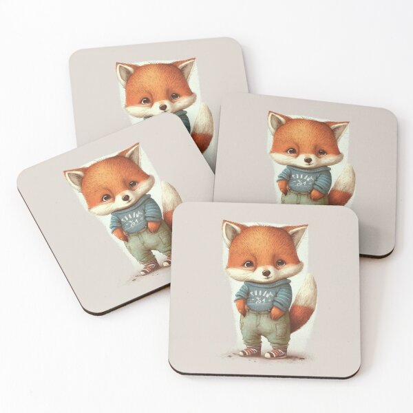 Item preview, Cute fox designed and sold by ShopLeilaArt.