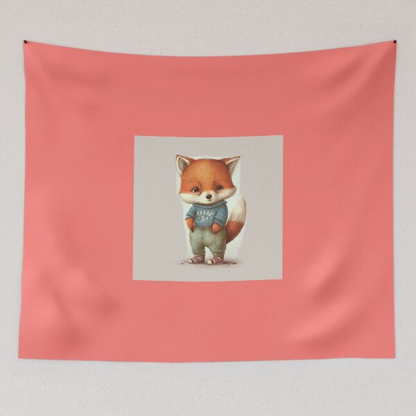 Item preview, Cute fox designed and sold by ShopLeilaArt.