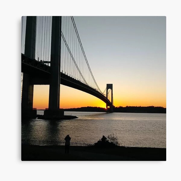 New York, New York City, Brooklyn, #NewYork, #NewYorkCity, #Brooklyn, Verrazano-Narrows Bridge, #VerrazanoNarrowsBridge, #VerrazanoBridge, #bridge, #Verrazano, #Narrows, Verrazano-Narrows Bridge Canvas Print