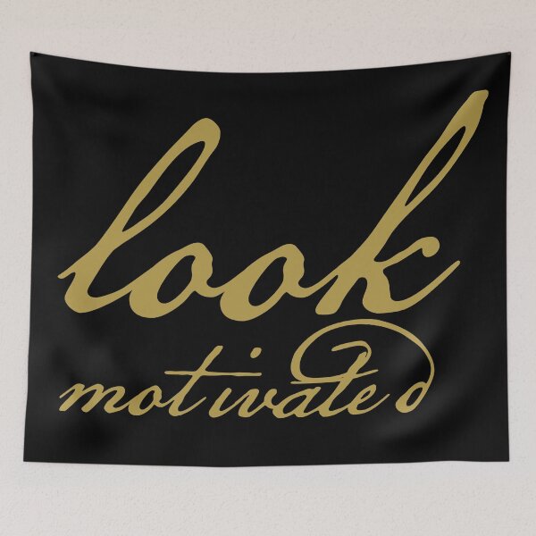Item preview, Look Motivated Ben in Gold Script designed and sold by ellenhenry.