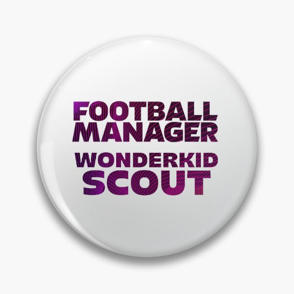 Item preview, Football Manager Wonderkid Scout Geo Purple 2 designed and sold by VRedBaller.
