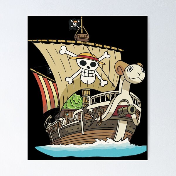 One Piece Going Merry Art Board Print for Sale by haida-hasn