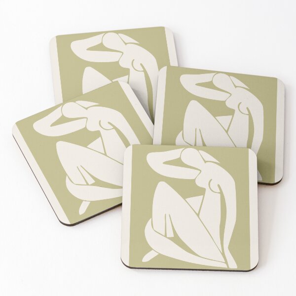 Item preview, Henri Matisse Nude, Papier Decoupes Art leek green, Matisse Cutouts, Matisse exhibition print designed and sold by re-make-.