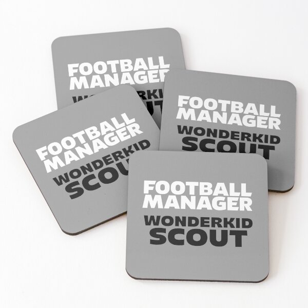 Item preview, Football Manager Wonderkid Scout White Black designed and sold by VRedBaller.