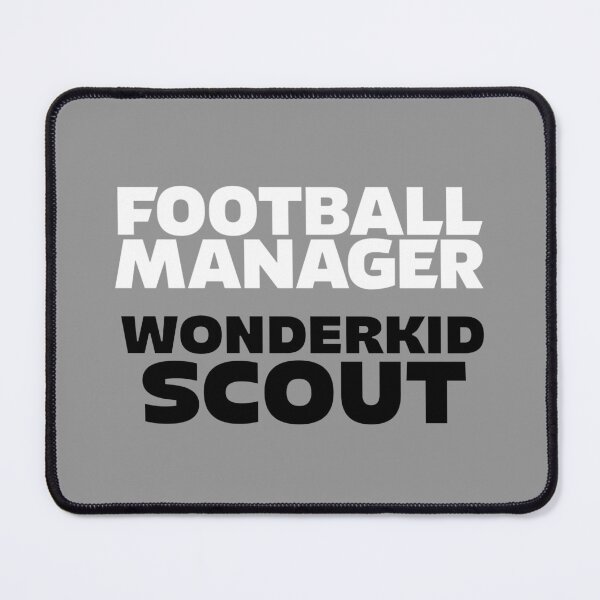 Item preview, Football Manager Wonderkid Scout White Black designed and sold by VRedBaller.