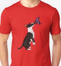 Bull Terrier and the Beast Unisex T-Shirt