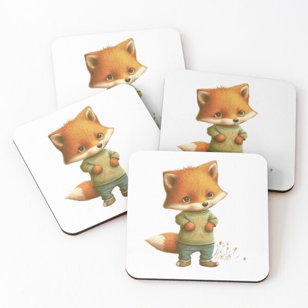 Item preview, Cute fox designed and sold by ShopLeilaArt.