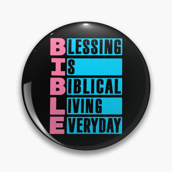 Item preview, BIBLE - Blessing Is Biblical Living Everyday designed and sold by plushism.