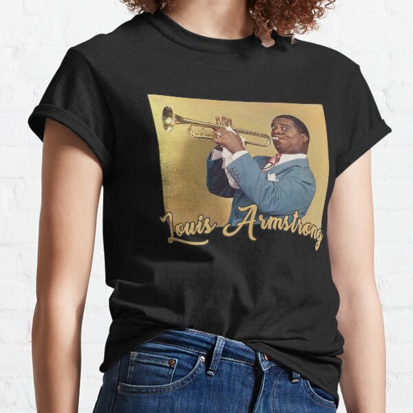 Louis Armstrong. Louis Daniel Armstrong. Satchmo. Satch. Pops. Louie  Essential T-Shirt for Sale by Andika Bahtiar